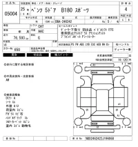 Mercedes-Benz B CLASS лот № 5004 оценка 4  с аукциона в Японии 6