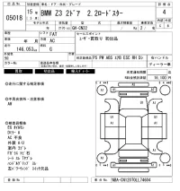 BMW Z3 SERIES лот № 5018 оценка 4  с аукциона в Японии 6