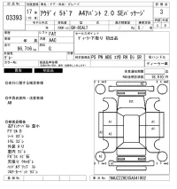 Audi A4 лот № 3393 оценка 3  с аукциона в Японии 6