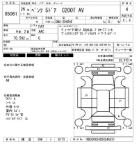 Mercedes-Benz C CLASS WAGON лот № 5061 оценка 4  с аукциона в Японии 6