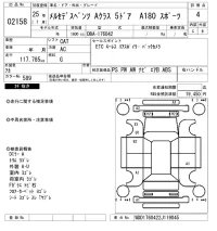 Mercedes-Benz A CLASS лот № 2158 оценка 4  с аукциона в Японии 6