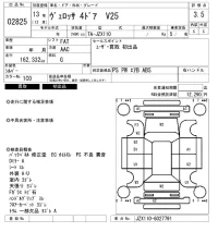 Toyota VEROSSA лот № 2825 оценка 3.5  с аукциона в Японии 6