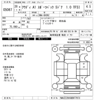 Audi A1 лот № 5067 оценка 4.5  с аукциона в Японии 6