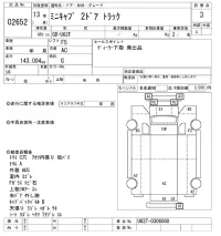 Mitsubishi MINICAB TRUCK лот № 2652 оценка 3  с аукциона в Японии 6