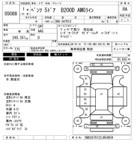 Mercedes-Benz B CLASS лот № 5088 оценка RA  с аукциона в Японии 6