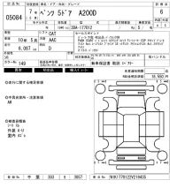Mercedes-Benz A CLASS лот № 5084 оценка 6  с аукциона в Японии 6