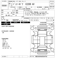 Mercedes-Benz C CLASS лот № 5081 оценка 4.5  с аукциона в Японии 6