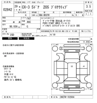 Mazda CX-3 лот № 2842 оценка 3.5  с аукциона в Японии 6