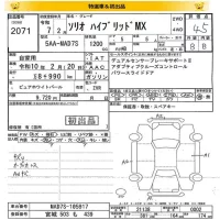 Suzuki SOLIO лот № 2071 оценка 4.5  с аукциона в Японии 8