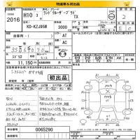 Toyota LAND CRUISER PRADO лот № 2016 оценка 2  с аукциона в Японии 8