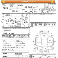 Honda N VAN лот № 6014 оценка 3.5  с аукциона в Японии 8