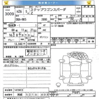 Honda STEP WAGON лот № 3009 оценка   с аукциона в Японии 7