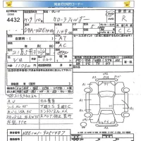 Toyota COROLLA FIELDER лот № 4432 оценка R  с аукциона в Японии 5