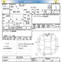 Subaru FORESTER лот № 4419 оценка 3  с аукциона в Японии 5