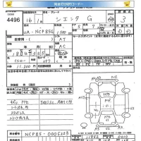 Toyota SIENTA лот № 4496 оценка 3  с аукциона в Японии 5
