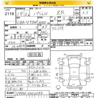 Mitsubishi PAJERO лот № 2119 оценка 3.5  с аукциона в Японии 8