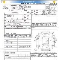 Mitsubishi PAJERO MINI лот № 4558 оценка 3.5  с аукциона в Японии 4