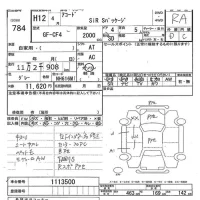 Honda ACCORD лот № 784 оценка RA  с аукциона в Японии 8
