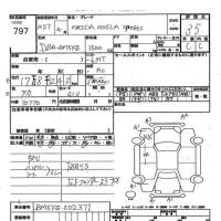 Mazda AXELA лот № 797 оценка 3.5  с аукциона в Японии 8