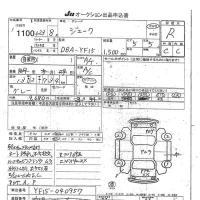 Nissan JUKE лот № 1100 оценка R  с аукциона в Японии 7