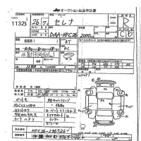 Nissan SERENA лот № 1132 оценка R  с аукциона в Японии 7