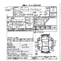Suzuki WAGON R лот № 1083 оценка R  с аукциона в Японии 7