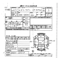 Suzuki EVERY WAGON лот № 1140 оценка 3  с аукциона в Японии 7