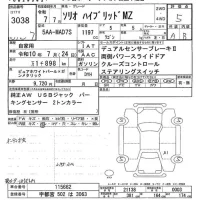 Suzuki SOLIO лот № 3038 оценка 5  с аукциона в Японии 9