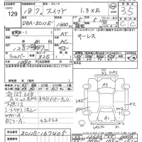 Suzuki SWIFT лот № 129 оценка 3.5  с аукциона в Японии 7