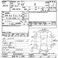 Nissan DAYZ лот № 3674 оценка 3.5  с аукциона в Японии 7