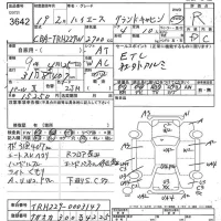 Toyota HIACE лот № 3642 оценка R  с аукциона в Японии 7