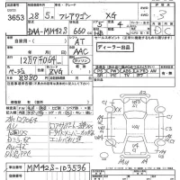 Mazda FLAIR WAGON лот № 3653 оценка 3  с аукциона в Японии 7