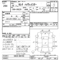 Nissan SERENA лот № 284 оценка 3  с аукциона в Японии 7