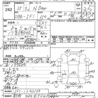Honda N BOX лот № 242 оценка 3.5  с аукциона в Японии 7