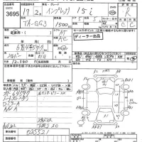 Subaru IMPREZA лот № 3695 оценка R  с аукциона в Японии 7