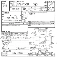 Mitsubishi MINICA лот № 345 оценка R  с аукциона в Японии 7