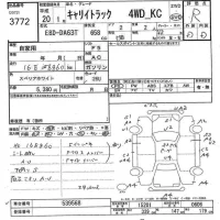 Suzuki CARRY TRUCK лот № 3772 оценка R  с аукциона в Японии 7