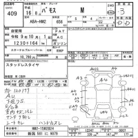 Honda VAMOS лот № 409 оценка 3  с аукциона в Японии 7