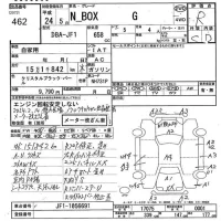 Honda N BOX лот № 462 оценка R  с аукциона в Японии 7