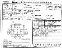 Isuzu TRUCK лот № 3250 оценка 3.5  с аукциона в Японии 4