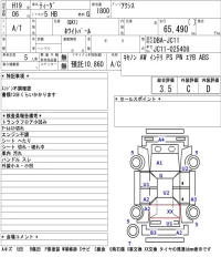 Nissan TIIDA лот № 8517 оценка 3.5  с аукциона в Японии 5