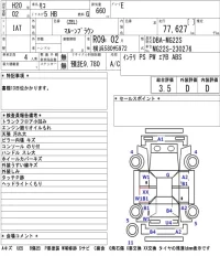 Nissan MOCO лот № 3309 оценка 3.5  с аукциона в Японии 5