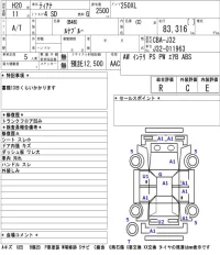Nissan TEANA лот № 7050 оценка R  с аукциона в Японии 5