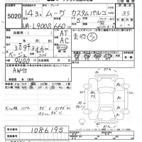Daihatsu MOVE лот № 5020 оценка 3.5  с аукциона в Японии 5
