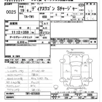 Subaru GOLF ALLTRACK лот № 25 оценка 3.5  с аукциона в Японии 5