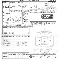 Volkswagen GOLF лот № 5502 оценка 3.5  с аукциона в Японии 4