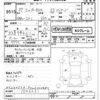 Honda N BOX лот № 9515 оценка 3.5  с аукциона в Японии 4