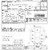 Mercedes-Benz C CLASS лот № 1554 оценка 4  с аукциона в Японии 7
