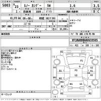 Renault KANGOO лот № 5003 оценка 3.5  с аукциона в Японии 2