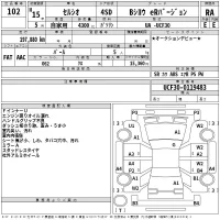 Toyota CELSIOR лот № 102 оценка RA  с аукциона в Японии 2